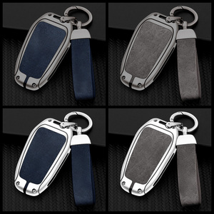 Étui de protection pour clé de voiture en alliage de zinc et cuir pour <span class=keywords><strong>DS</strong></span> 4S 5 3 <span class=keywords><strong>7</strong></span> <span class=keywords><strong>Crossback</strong></span> DS3 DS5 DS7, entrée sans clé, accessoires personnalisés avec logo - Product Image 6