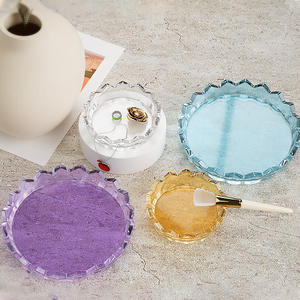 DIY Crystal Drop Glue Plâtre <span class=keywords><strong>Ciment</strong></span> Plaque Silicone Moule <span class=keywords><strong>Palette</strong></span> Ronde Moule Silicone - Product Image 4