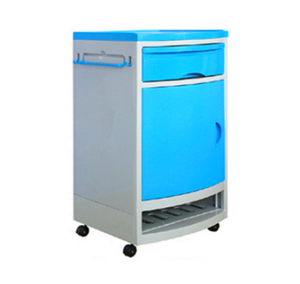 Modern Design Movable ABS Plastic Hospital Cupboard <b>Lockable</b> Bedside Cabinet for Patient Room - Product Image 1