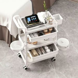 Carrito de Almacenamiento Rodante de Plástico para Salón de Belleza, con Ruedas, para Peluquería y Estudio de Belleza - Product Image 2