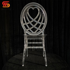 Chaise de banquet empilable moderne SMOOTH en promotion, dossier rond élégant, idéale pour les entreprises de location - Product Image 2