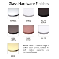 Balustrade sans cadre en acier inoxydable Aleader avec clips et embouts en verre résistants à la rouille pour clôture de piscine et clôture extérieure
