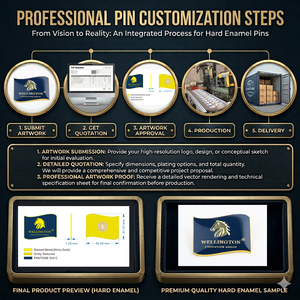 Pin de Esmalte Suave Personalizado de Alta Calidad, Diseña Tu Propio Insignia, Broche de Metal Promocional para Ropa, Souvenir - Product Image 5