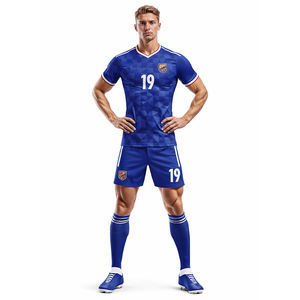 Maillot de l'équipe nationale de <span class=keywords><strong>football</strong></span> thaïlandaise 2026 de haute qualité pour hommes, 100 % polyester, éditions joueur et fan, shorts de <span class=keywords><strong>football</strong></span> personnalisés pour adultes - Product Image 5