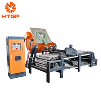 Four de fusion de déchets d'aluminium, convoyeur automatique de lingots, machine de moulage de ligne de production continue de lingots d'aluminium de cuivre