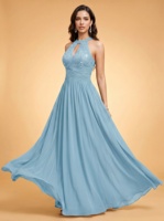 Robes pour invitées de mariage, robes de bal pour femmes, robe longue en mousseline de soie, robe de cérémonie sur mesure, robe longue pour occasions formelles