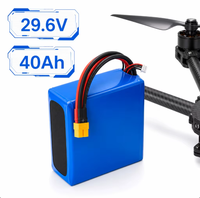Baterai Lithium Energi Tinggi UAV 29.6V 40Ah 8S 400Wh/kg untuk UAV Pertanian China dan Kamera Gimbal UAV
