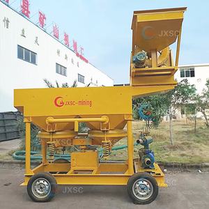 स्टॉक में 10tph गोल्ड डायमंड जिग कंसेंट्रेटर मोबाइल डायमंड वॉशिंग प्लांट - Product Image 2