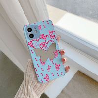 Usine En Gros Papillon Conception Avec Miroir En Cuir Accessoires De Téléphone Mobile Housse pour Iphone 12 13 14 15 16 17 Pro Max
