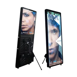 Wholesale cheap price Double Side Poster Lighting Portable LED Backpack Billboard