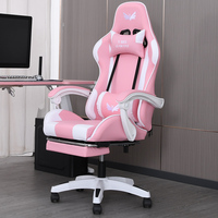 Chaise de jeu rose en vente directe d'usine Chaise de jeu inclinable et table Chaise de jeu avec repose-pieds