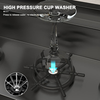 Comptoir de Bar caché 45x38, petit évier alimentaire avec couvercle de robinet rétractable et lave-verre pour cuisine d'hôtel