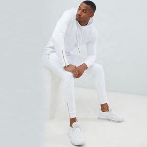 Nueva moda gran oferta ropa de invierno personalizada hombres chándales más vendidos estilo único logotipo privado impreso hombres algodón polar chándal - Product Image 2