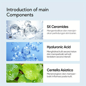 Oem <span class=keywords><strong>crema</strong></span> idratante <span class=keywords><strong>viso</strong></span> lozione Centella arrossamento della pelle calmante Gel <span class=keywords><strong>crema</strong></span> <span class=keywords><strong>per</strong></span> il <span class=keywords><strong>viso</strong></span> con Ceramide e collagene - Product Image 4