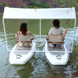 Catamarán Inflable con Pedales para 2 Adultos, Ideal para <span class=keywords><strong>Alquiler</strong></span> Comercial y Recreación Acuática, Venta Directa <span class=keywords><strong>de</strong></span> Fábrica - Product Image 4