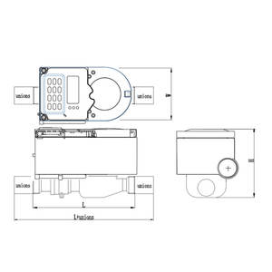360ตัวชี้แบบหมุนเชิงกลเคาน์เตอร์มิเตอร์วัดน้ำเครื่องวัดน้ำแบบเติมเงินสำหรับใช้ในครัวเรือนโดยใช้อุปกรณ์ฟรี - Product Image 6
