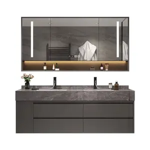 Moderno a parete di lusso lavabo lavabo lavabo da bagno mobili impermeabili mobili mobili mobili mobili a specchio