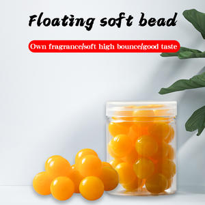 Perles de pêche à la carpe 1.3cm 1.6cm 1.8cm plate-forme flottante en caoutchouc souple rond pour rivière lac ruisseau flottant leurre souple grain de maïs - Product Image 6