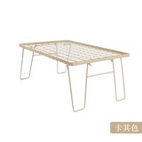 Table pliante multifonctionnelle légère et moderne en fer, avec rangement empilable, pour repas en extérieur et mobilier de jardin