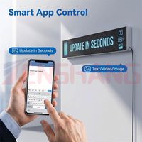 Pantalla LED para Exteriores e Interiores P2.5 P5, Pantalla LED Vertical de Matriz de Puntos, para Supermercados, Tiendas de Conveniencia, Mostradores de Caja