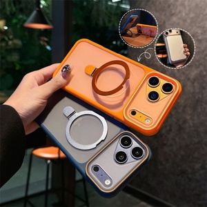 Fundas Magnéticas Translúcidas Mate para Teléfono Móvil, para iPhone 17 14 15 16 Pro Max 17 Air, Cobertura Total de Lente, Antigolpes - Product Image 3