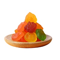 Marque blanche Mousse de mer Quercétine Gommes Vers Bouteille Ours USA Jaune Oem Marque privée Service Arômes de fruits naturels