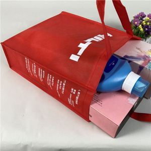 Bolsas de compras plegables no tejidas reutilizables para Boutique, bolsa de compras personalizada plegable con logotipos personalizados impresos - Product Image 6