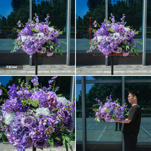 DKB <b>Artificial</b> <b>Flowers</b> OEM Luxury Silk Rose <b>Flower</b> Balls Wedding Centerpieces Table Decorations <b>Artificial</b> <b>Flower</b> Ball - Product Image 3
