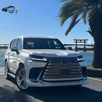 Accessoires Extérieurs pour Voiture, Kits de Carrosserie Blanc et Noir pour Lexus LX600 2022 2023, Protection de Pare-chocs Avant et Arrière