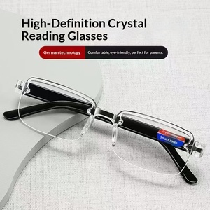 <span class=keywords><strong>Gafas</strong></span> de <span class=keywords><strong>Presbicia</strong></span> Unisex sin Montura con Lentes Marrones Anti Luz Azul, Protección Ocular para Rostro Cuadrado, Venta al Por Mayor Exclusiva Transfronteriza - Product Image 2