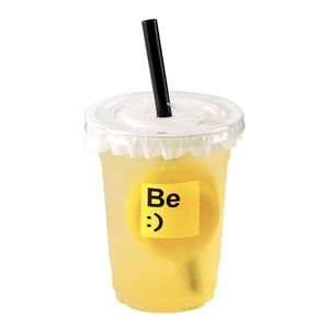 Custom Logo Printed Clear 12 16 20oz PP Single Wall Disposable <b>Plastic</b> Boba <b>Cup</b> with Lid 90mm Diameter - Product Image 1