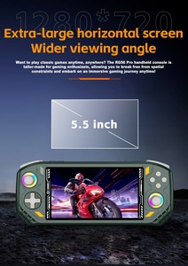 5.5 HD IPS Hall Linear Trigger L2 R2 <b>RGB</b> Dual Joystick HDMI 2P <b>Controller</b> 5000mAh RG56 Pro Retro Handheld Console - Product Image 2