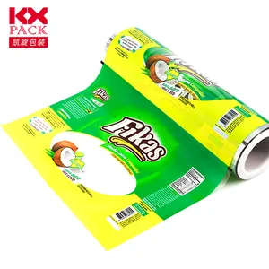Custom Printed Food Packaging Film Plastic Film Candy Packaging Film Roll For Snack