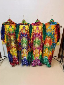 Robes africaines <span class=keywords><strong>en</strong></span> gros avec impression numérique, robes longues amples et respirantes de style traditionnel du Kenya - Product Image 3