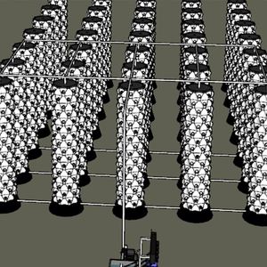 Sistema de Torre Hidropónica para Cultivo Vertical de Piña, Equipo de Cultivo sin Suelo para Uso Comercial - Product Image 1