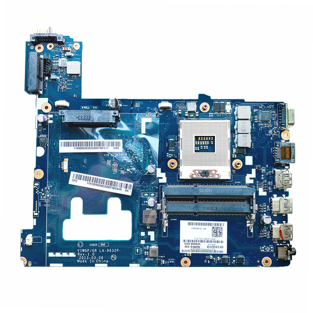 High Quality Original LA-9632P S989 HM76 G500 Laptop Motherboard for Lenovo