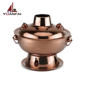 หม้อสแตนเลสสำหรับทำต้มยำกุ้ง แบบใช้ถ่านพร้อมปล่องควัน - Product Image 2