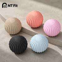 Balle lestée en silicone de qualité supérieure, noyau solide, 1,5 kg, pour le yoga, le Pilates et l'entraînement de force, poids libre