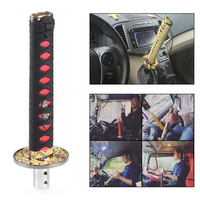 JDM estilo corto 사무라이 검 시프터 200mm 금속 Peso deporte Katana perilla de cambio 기어 시프터 시프트 노브