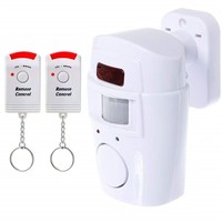Detektor keamanan Alarm, kendali jarak jauh nirkabel dalam/luar ruangan, sistem peringatan Sensor gerakan untuk rumah, garasi, elektronik konsumen