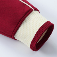 Vente en gros de vêtements urbains Veste de baseball Veste universitaire pour hommes Fabricant de vêtements Manteaux de baseball à col haut Logo personnalisé