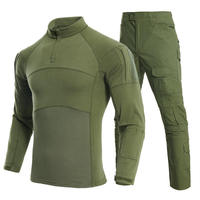 Grenouille Vêtements Top Hommes À Manches Longues En Plein Air Formation Camouflage Uniforme Grenouille Tactique Vêtements Tactique Ensemble