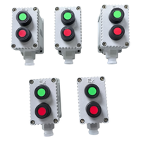 Boîtiers de boutons poussoirs antidéflagrants et résistants aux intempéries Atex IP66 10A 1NO1NC marche/arrêt