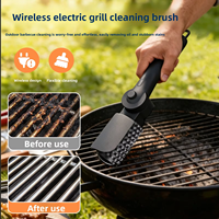 Nouvelle brosse rotative électrique 2026 pour nettoyage de grillades, haute puissance, sans fil, rechargeable, avec angle réglable