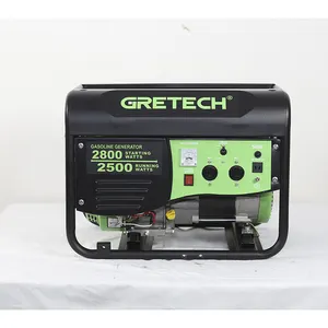 GRETECH JL300100 vendita calda 110V-240V monofase 3kw generatore di benzina avviamento chiave