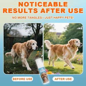 טיפוח השיער לחיות מחמד טיפוח פרווה dangle כלב תרסיס שמפו לבנדר מרית לחות לחות לחות העור מרסס 100 מ "ל - Product Image 3