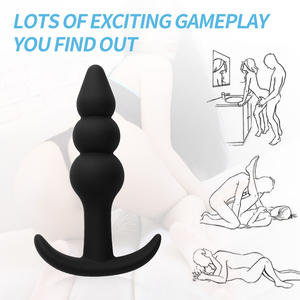 Sexbay أمازون تبيع المكونات الشرجية الطبية على شكل رصاصة من السيليكون على شكل رصاصة والذكور والأنثى مقاسات - Product Image 3