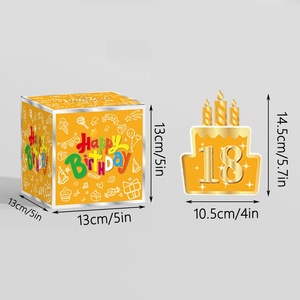 กล่องของขวัญ<span class=keywords><strong>เงิน</strong></span>แบบดึงออกได้ พร้อมการ์ด<span class=keywords><strong>เค้ก</strong></span>และลิ้นชัก<span class=keywords><strong>เงิน</strong></span>เซอร์ไพรส์ สำหรับเพื่อนและครอบครัวในงานวันเกิด - Product Image 3