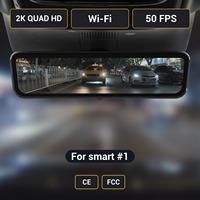 Pour les intelligents # Caméra de tableau de bord avec rétroviseur de streaming H10 Pro 2K 9,2 pouces, double objectif avant et arrière, WiFi, certifiée CE FCC, OEM d'usine