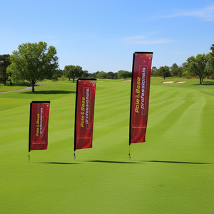 Drapeau de plage promotionnel écologique lavable de 2,8 m en forme de goutte d'eau pour le marketing <span class=keywords><strong>immobilier</strong></span> – Fabricant de premier plan - Product Image 6